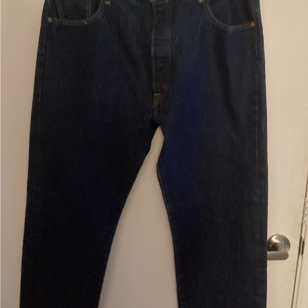 Levi's Original 501 Shrink to Fit Dark Indigo Straight Jean